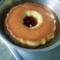 El cooksnap de Angie Buede cuando hizo Flan Casero.