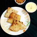 Priya vishnu Varshney का कुकस्नैप जब उन्होंने लौकी के पराठे (lauki ke parathe recipe in Hindi) बनाया था।