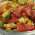 El cooksnap de Eduardo Gutiérrez cuando hizo Ensalada del día con maíz dulce.