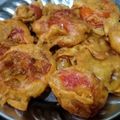 Naina Badi's cooksnap of when they made Tomato bhajiya.