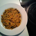 El cooksnap de Ruthy León cuando hizo Arroz con verduras.