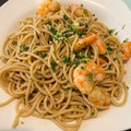El cooksnap de Jose Sevilla Montes cuando hizo Pasta con setas y gambas.