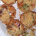 Nilu Gokani's cooksnap of when they made બાસ્કેટ ચાટ (Basket Chaat Recipe In Gujarati).