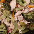 El cooksnap de Sonia Montelongo cuando hizo Pollo con brócoli y cítricos.