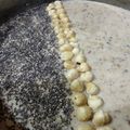 El cooksnap de Elena M cuando hizo Tarta de turrón con cranberry.