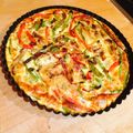 El cooksnap de Yolanda B. cuando hizo Pastel de pimientos con masa quebrada.