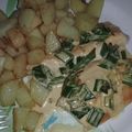 El cooksnap de Daniela Zanandrea cuando hizo Pollo al verdeo con papas.