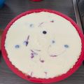 El cooksnap de Karín Bahamondes cuando hizo Kuchen yogurt, leche condensada y fruta 🤤.