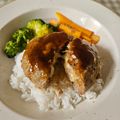 Cooksnap dari Gie Natashia untuk resep Hambagu (Hamburg Steak ala Jepang)