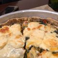 El cooksnap de Mariana Farinella cuando hizo Tarta bicolor, acelga y calabaza.