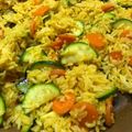 il Raffaella quando ha preparato Riso basmati con zucchine, carote e curcuma 🥕🥒😋