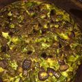 El cooksnap de Rocio Roldán cuando hizo Tortilla de espárragos casera.