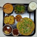 Rekha Vora's cooksnap of when they made ગુજરાતી થાળી (Gujarati Thali Recipe In Gujarati).