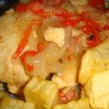 El cooksnap de Norali cuando hizo Pollo al pimentón.