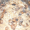 El cooksnap de Marta Iglesias Estevez cuando hizo Espaguetis con gambas y champiñones al ajillo.