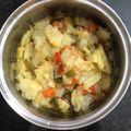 El cooksnap de Malagueña salerosa cuando hizo Patatas a lo pobre con huevos y bacon.