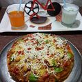 Sapna Kotak Thakkar's cooksnap of when they made હેલ્ધી ચીઝી દાબેલી પીઝા (Healthy Cheesy Dabeli Recipe In Gujarati).