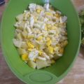 El cooksnap de Carla cuando hizo Ensalada de Papas y Huevo duro.