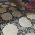 El cooksnap de Mariel Cruz cuando hizo Pan árabe.