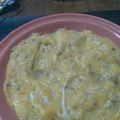 El cooksnap de Mario H. Davi cuando hizo Polenta con queso mantecoso.
