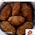 ChefNabage's cooksnap of when they made Yam kebabs with chicken.