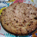 El cooksnap de Carla Alvarado cuando hizo Crumble de manzana económico.
