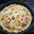 El cooksnap de Claudia Pias cuando hizo Tarta de acelga.