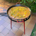 El cooksnap de rafa cuando hizo Paella de pollo y verduras.