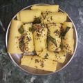 Shilpa khatri's cooksnap of when they made કુકર ખાંડવી (Cooker Khandvi Recipe In Gujarati).
