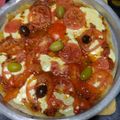 El cooksnap de Patricia Gatica cuando hizo Pizza integral sin levadura.