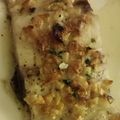 El cooksnap de Marta cuando hizo Corvina al horno.
