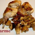 El cooksnap de carme castillo cuando hizo Conejo al horno con sidra.
