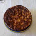 El cooksnap de Claudia cuando hizo Torta de manzanas.