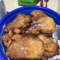El cooksnap de Daiana Palacios cuando hizo Buñuelos de manzana y canela.