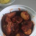 Cooksnap dari dwi untuk resep Telur bebek dan ikan tongkol masak habang (merah) khas banjar