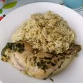El cooksnap de Maca cuando hizo Arroz con Pollo bien peruano.