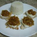 El cooksnap de MabelNuez cuando hizo Solomillo Ibérico con cebolla a la miel y rulo de cabra.