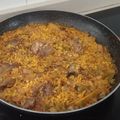 El cooksnap de MariadeGrazia cuando hizo Paella de pollo y alcachofas.