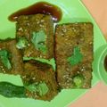 Vrinda Idnani's cooksnap of when they made Kothambir wadi.