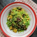 Cooksnap Cempaka Putih semasa beliau membuat Nasi goreng daging.