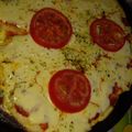 El cooksnap de Cintia Merlo cuando hizo Pizza keto con base de pollo.