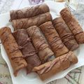 صورة من 🌸Randa Oum Nermin❤️، شاركها بعد تجربة وصفة لي كراب بالشوكولا والموز 🍫🍌