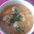 El cooksnap de Martita Alvarado cuando hizo Albóndigas de res en caldo con verduras.