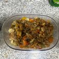 El cooksnap de Luis Hurtado cuando hizo Arroz frito con sabor Oriental.