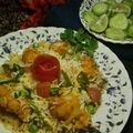 sandhya Dutta 's cooksnap of when they made মুম্বাই তাওয়া পোলাও (Mumbai tawa pulao recipe in bengali).