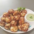 Tasty Veg Cooking's cooksnap of when they made Ridge gourd fritters.