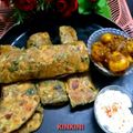 Kinkini Biswas's cooksnap of when they made মেথি পরোটা(Methi porota recipe in bengali).