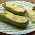 El cooksnap de Luis Soria cuando hizo Calabacitas rellenas vegetarianas.