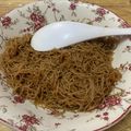 Cooksnap atikah rahmat semasa beliau membuat Mihun Goreng Pasar Malam Noxxa.