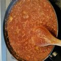 El cooksnap de Enara cuando hizo Espaguetis con Boloñesa de Soja.
